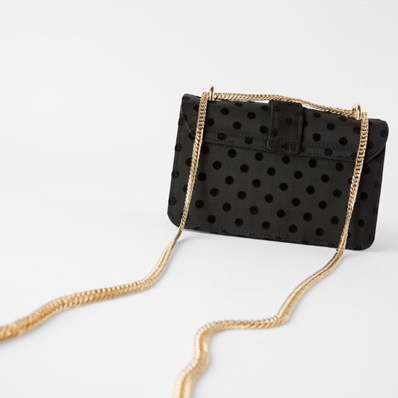 Zara Polka Dot Crossbody Bag - Picture 4 of 5